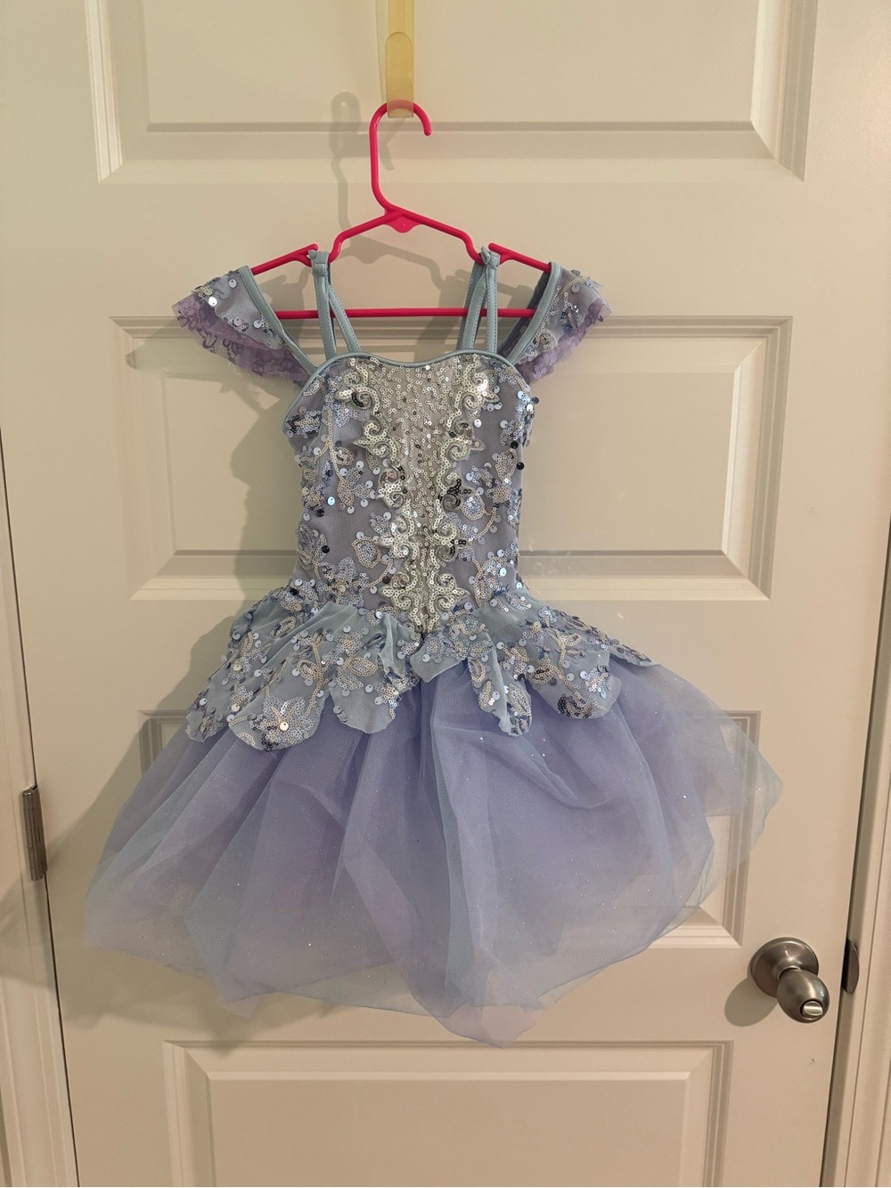 Girls Lilac Sequined Recital Dress - Sz XSM (4/5)